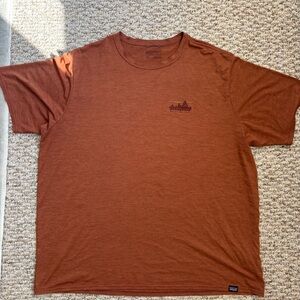 Patagonia Men's Short Sleeve Lightweight Tee  in Rust